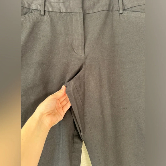 Talbots Newport Black Ponte Ankle Trouser Size 16 - Picture 4 of 9